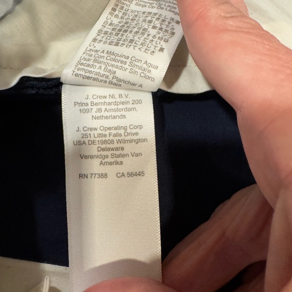 J Crew Men's 7” Navy Blue Dock Short in Stretch Chino F1.2 - Picture 10 of 12